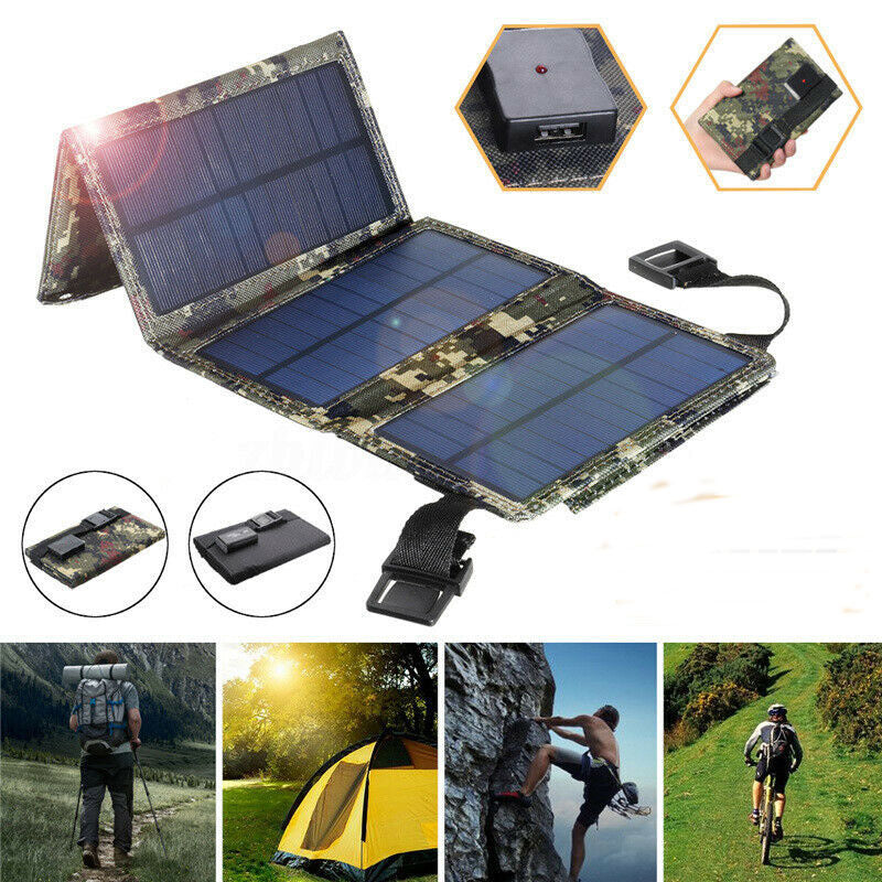 USB Interface 20W5V Portable Solar Foldable Battery Panel - Tech Trove Boutique