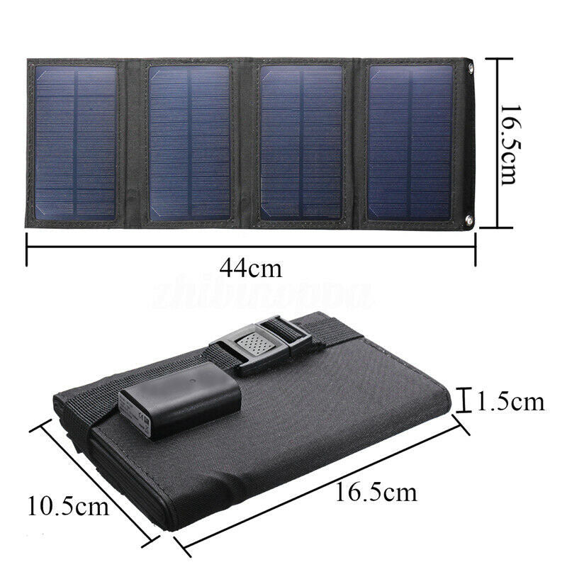 USB Interface 20W5V Portable Solar Foldable Battery Panel - Tech Trove Boutique